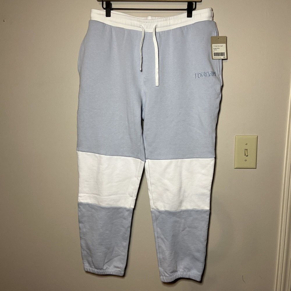 For‎ Days Women's Rugby Joggers Sweat Lounge Pants Baby Blue XL New With Tags